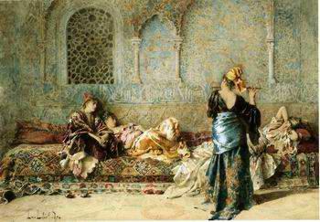 unknow artist Arab or Arabic people and life. Orientalism oil paintings  389